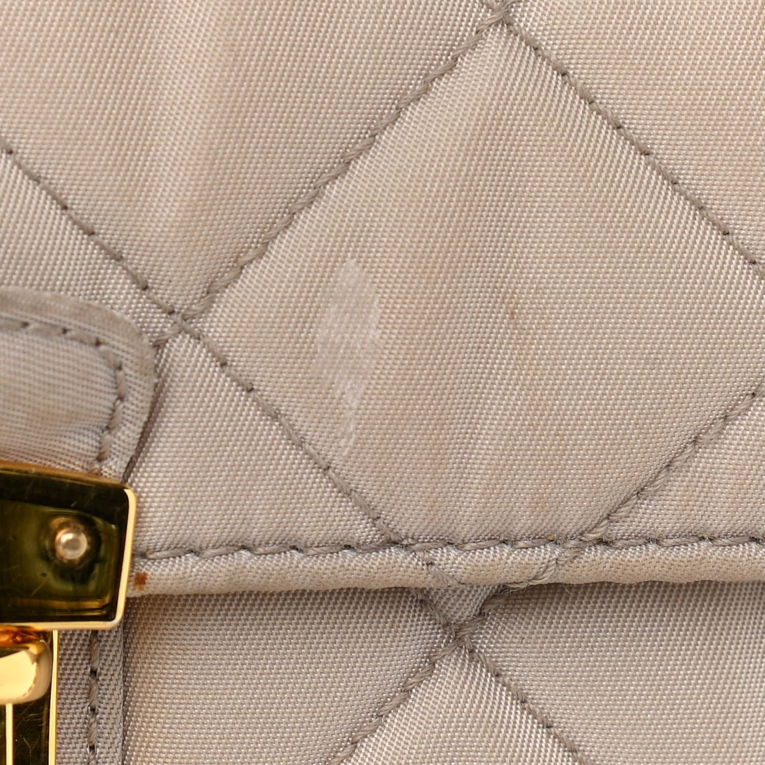 Prada Nylon Tessuto Impuntu Quilted Flap Pomice 11 of 15