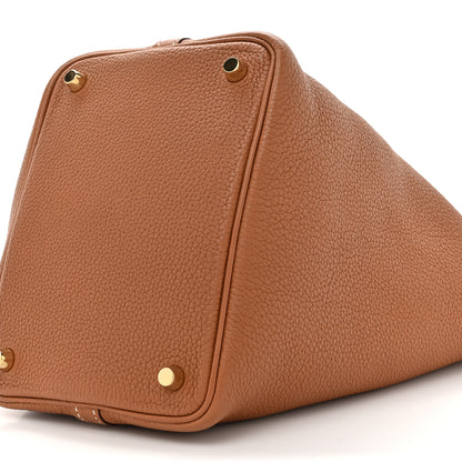 Hermes Taurillon Clemence Picotin Lock 18 PM Gold 10 of 11