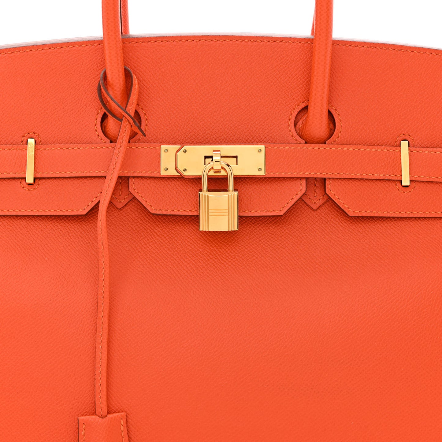 Epsom Birkin 35 Orange