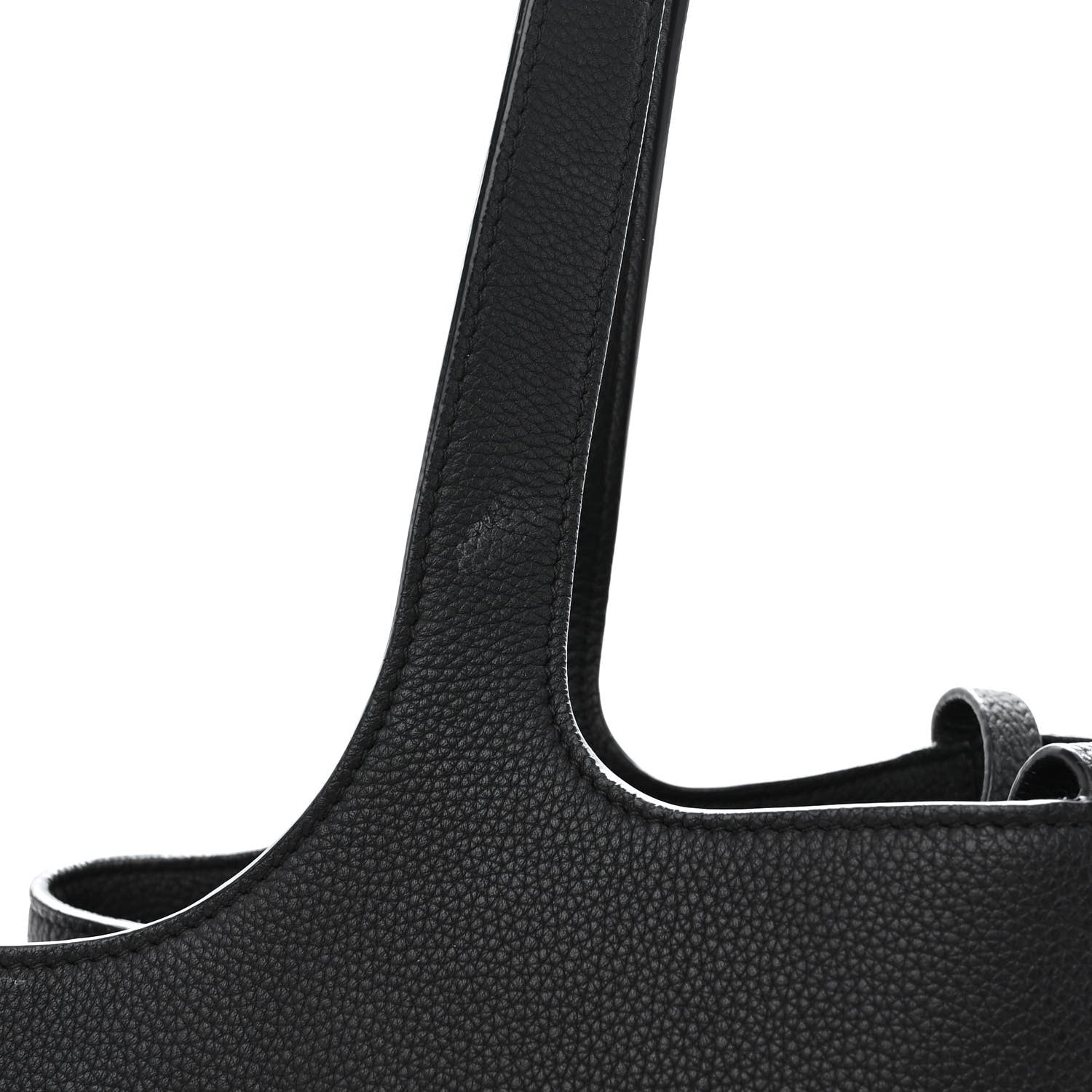 Celine Baby Grained Calfskin Medium Tri-Fold Bag Black 12 of 13