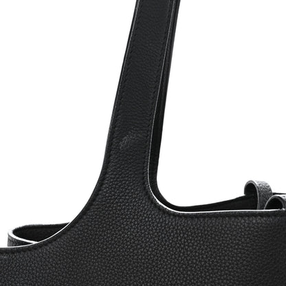 Celine Baby Grained Calfskin Medium Tri-Fold Bag Black 12 of 13