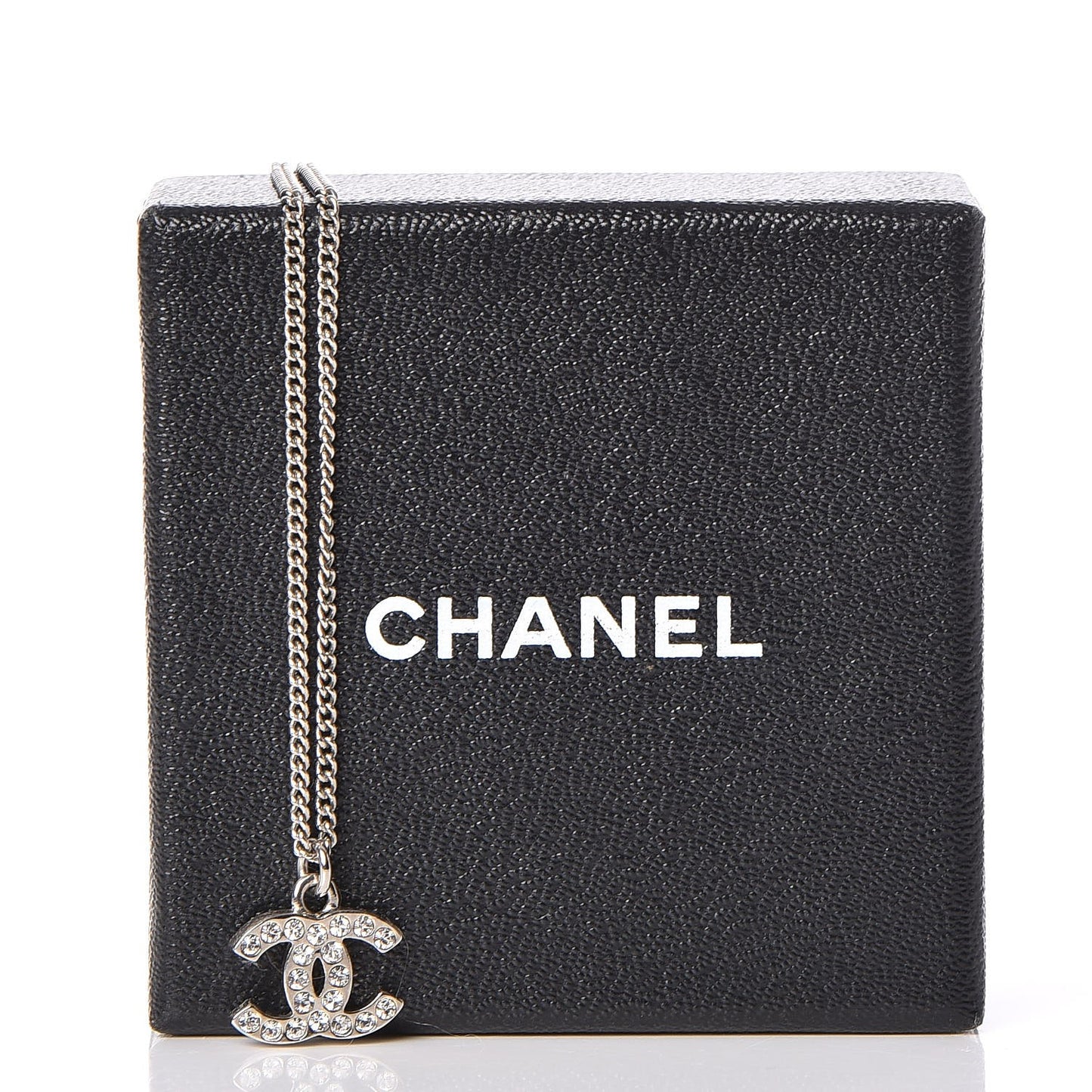 Crystal Timeless CC Necklace Silver