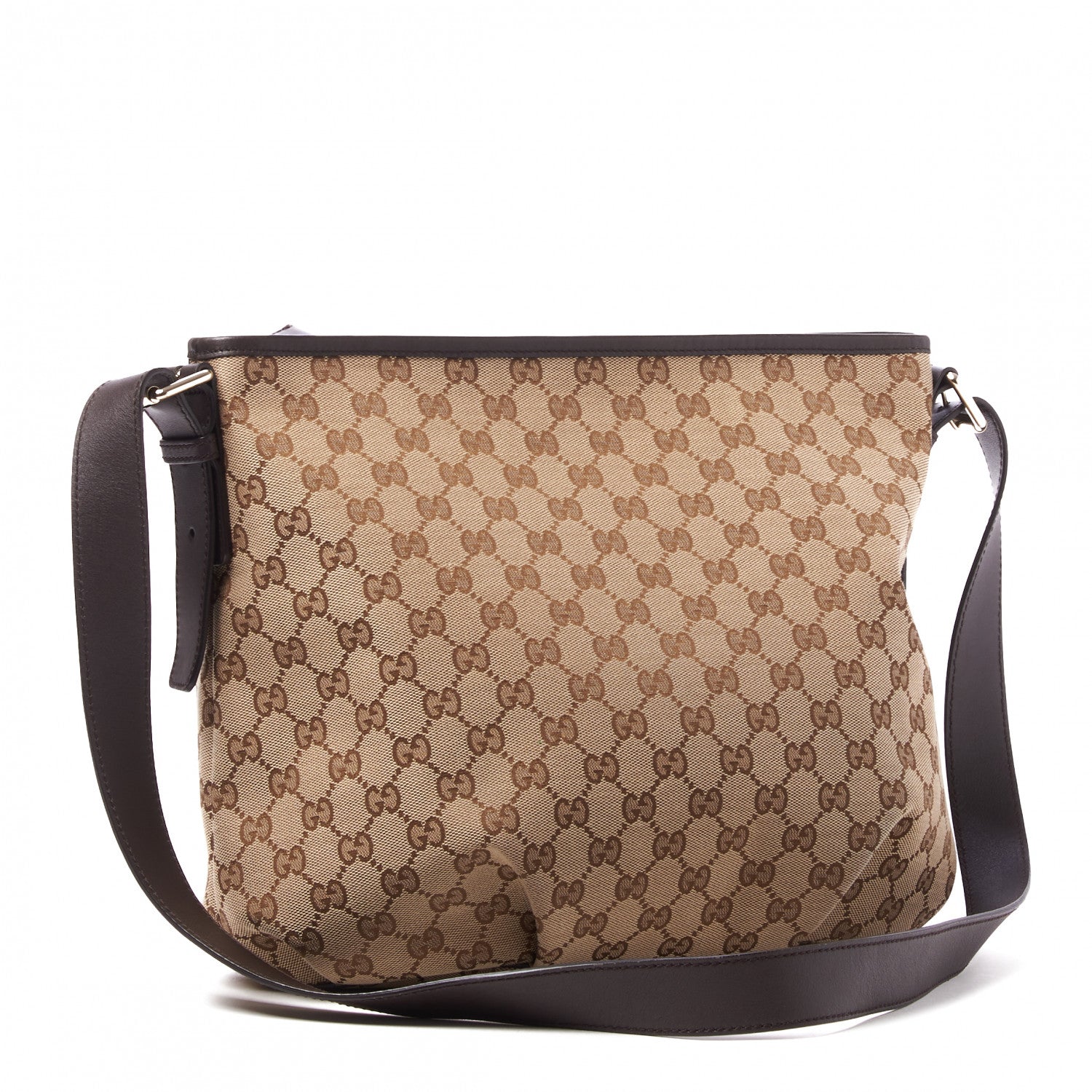 Gucci Monogram Messenger Bag Dark Brown 3 of 9