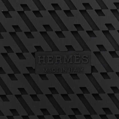 Hermes Calfskin Womens Chypre Sandals 36 Black 6 of 8