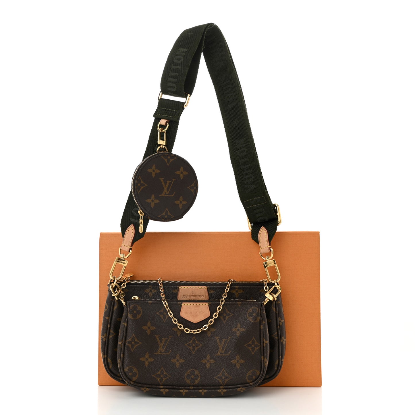 Monogram Multi Pochette Accessories Kaki