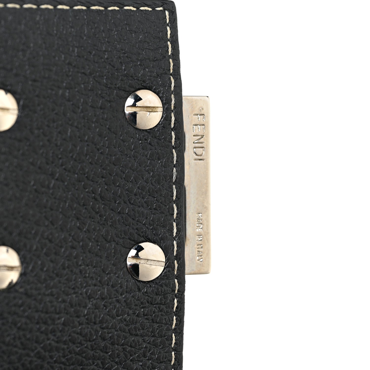 Fendi Calfskin Baguette Black 11 of 17