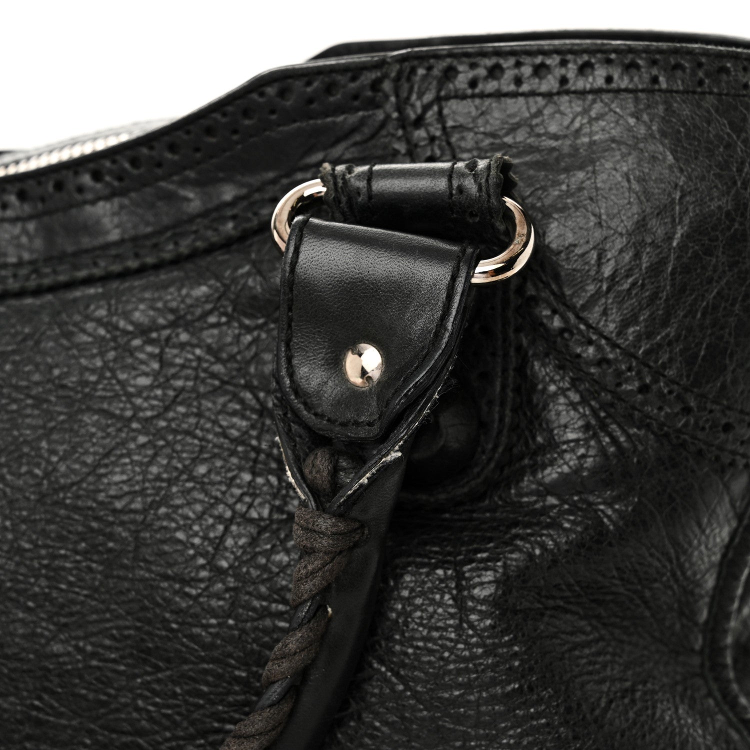 Balenciaga Agneau Giant Brogues Hardware City Black 15 of 15