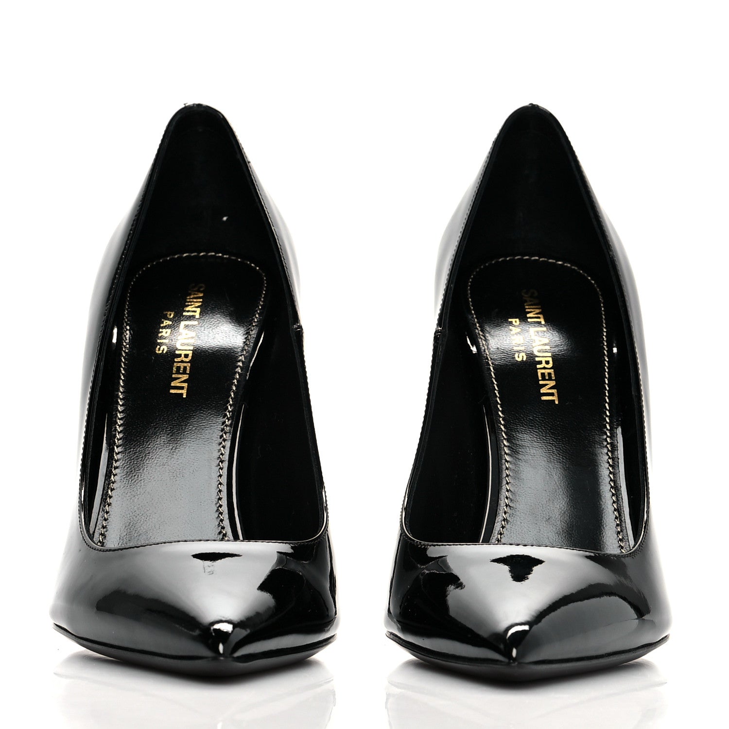 Saint Laurent Patent Opyum 110 Pumps 38.5 Black 2 of 10