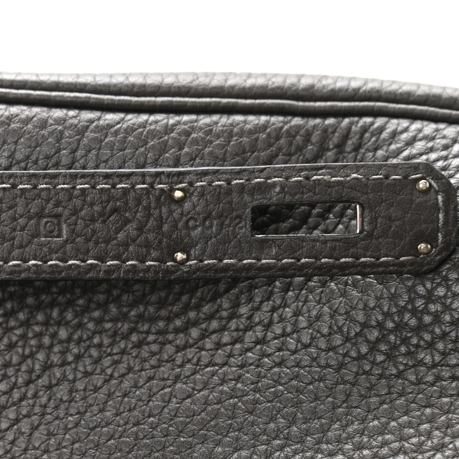 Hermes Togo Kelly Retourne 35 Graphite 7 of 12