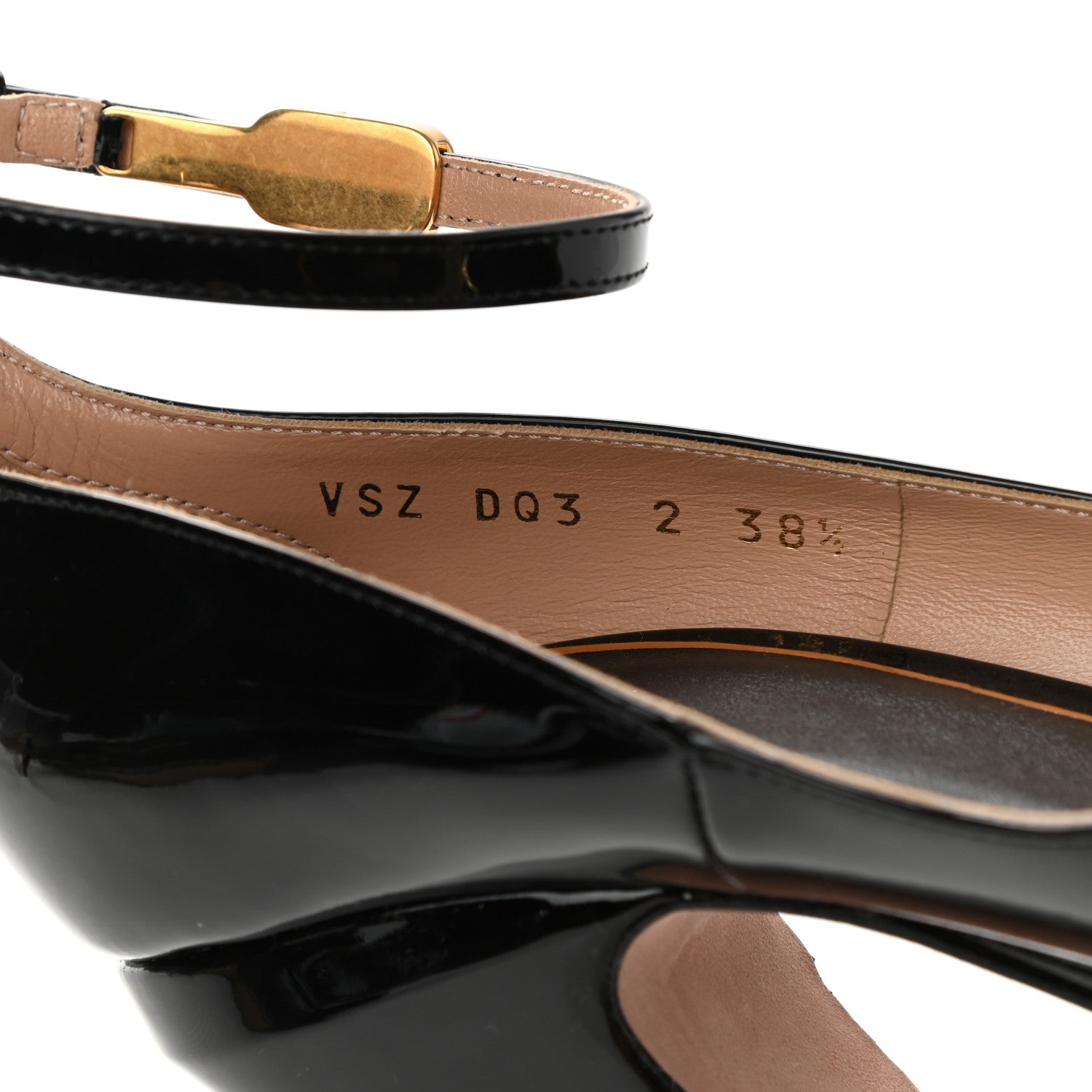 Valentino Garavani Patent Tan-Go 55/155mm Platform Pumps 38.5 Black 7 of 8