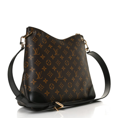 Louis Vuitton Monogram Odeon MM Black 3 of 13