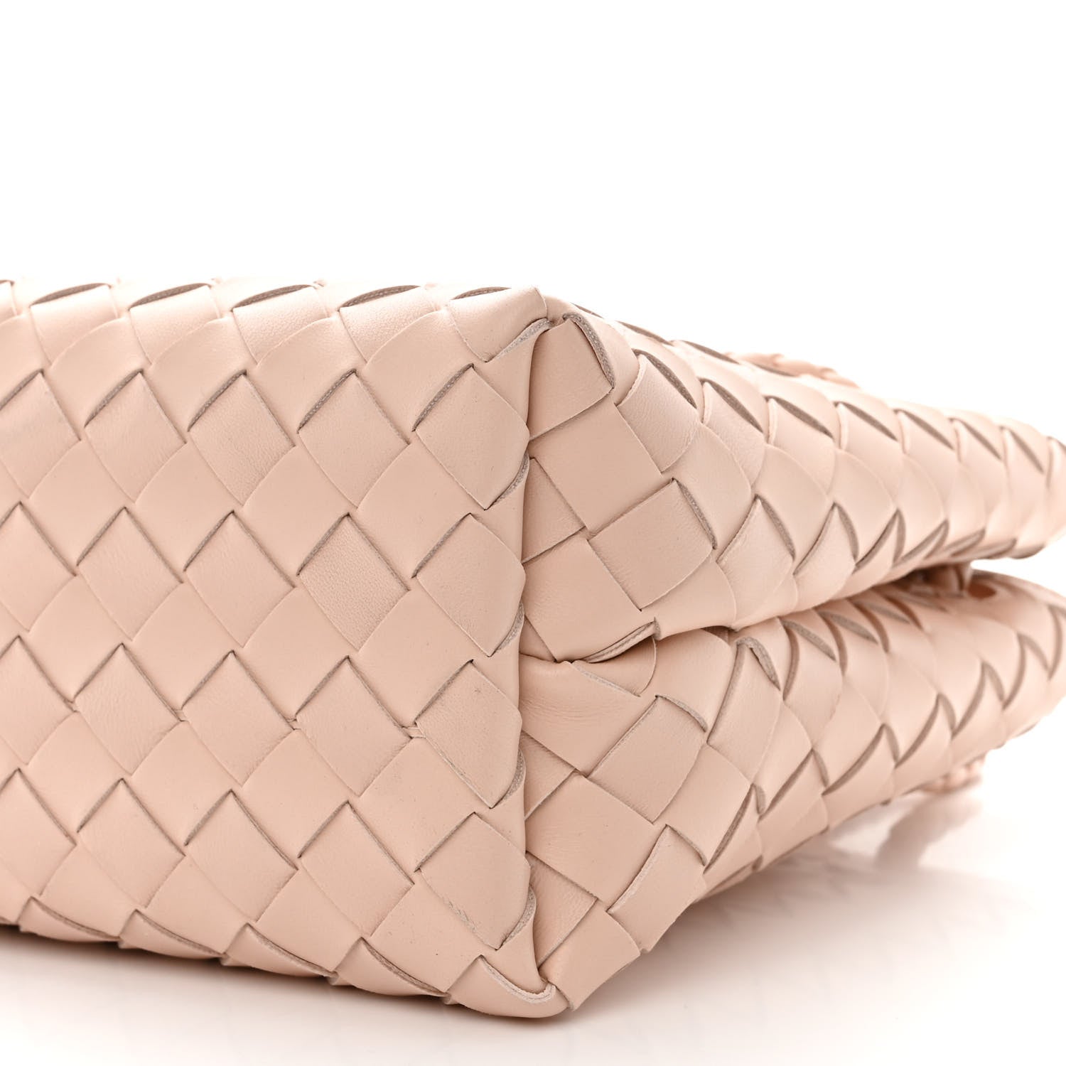 Bottega Veneta Nappa Intrecciato Small Andiamo Shoulder Bag Nude 9 of 9