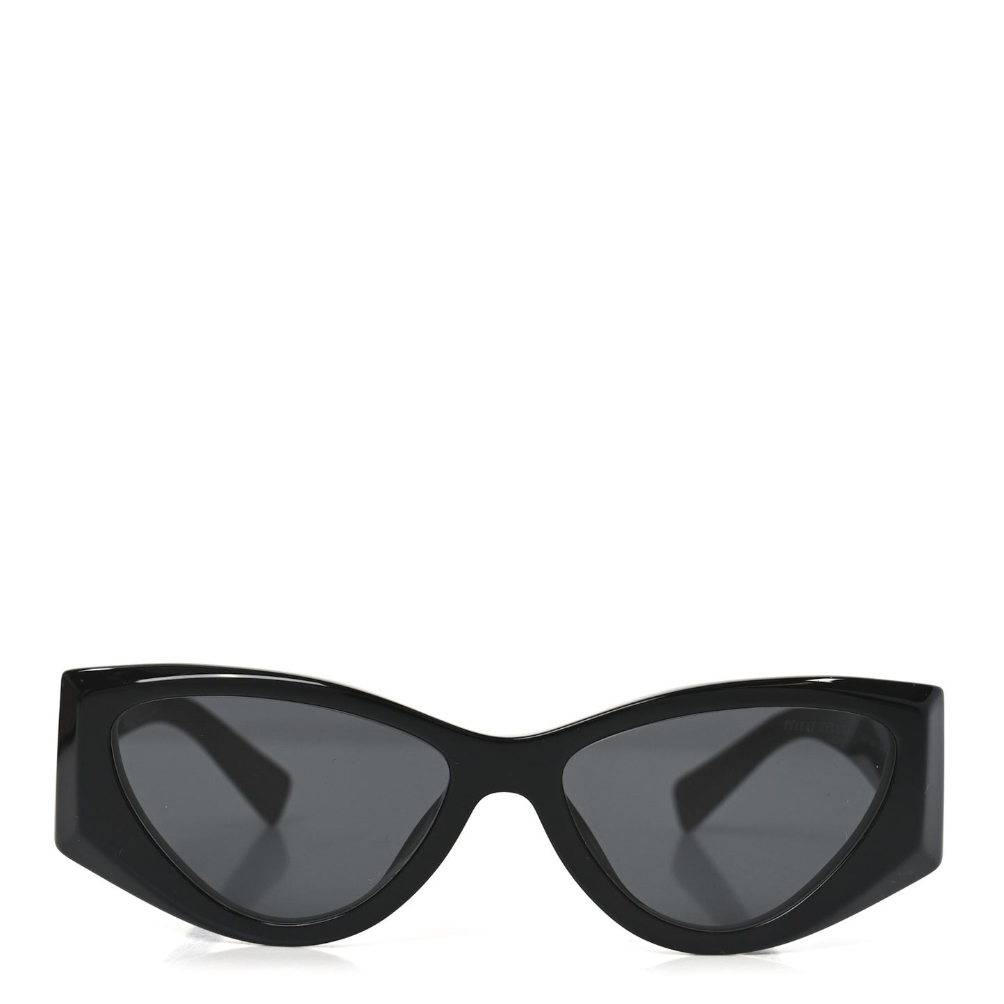Acetate Rectangle Sunglasses SMU 06Y Black