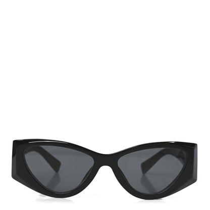 Miu Miu Acetate Rectangle Sunglasses SMU 06Y Black 2 of 7