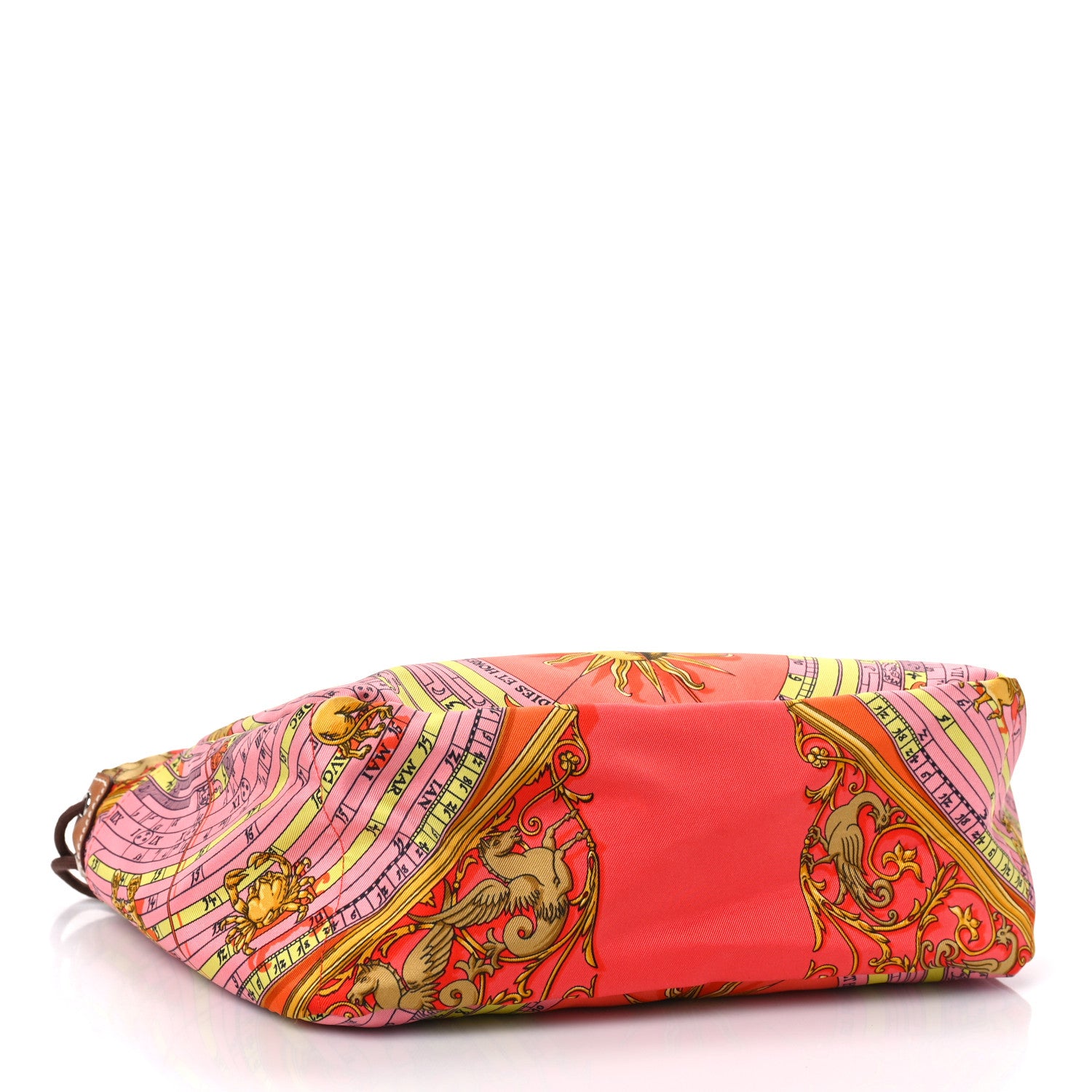 Hermes Silk Barenia Astrologie Fourbi 25 MM Pouch Pink Fauve 4 of 8