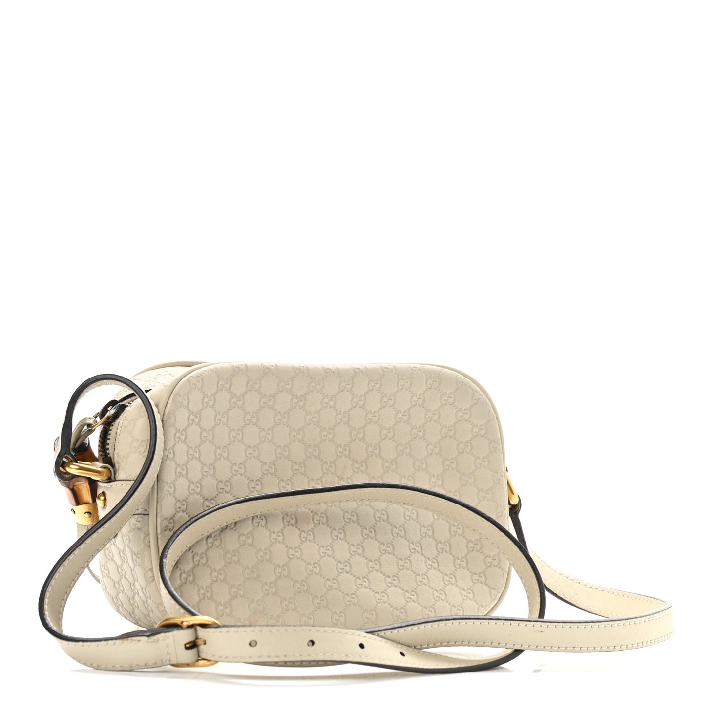 Microguccissima Sunshine Disco Crossbody Bag White