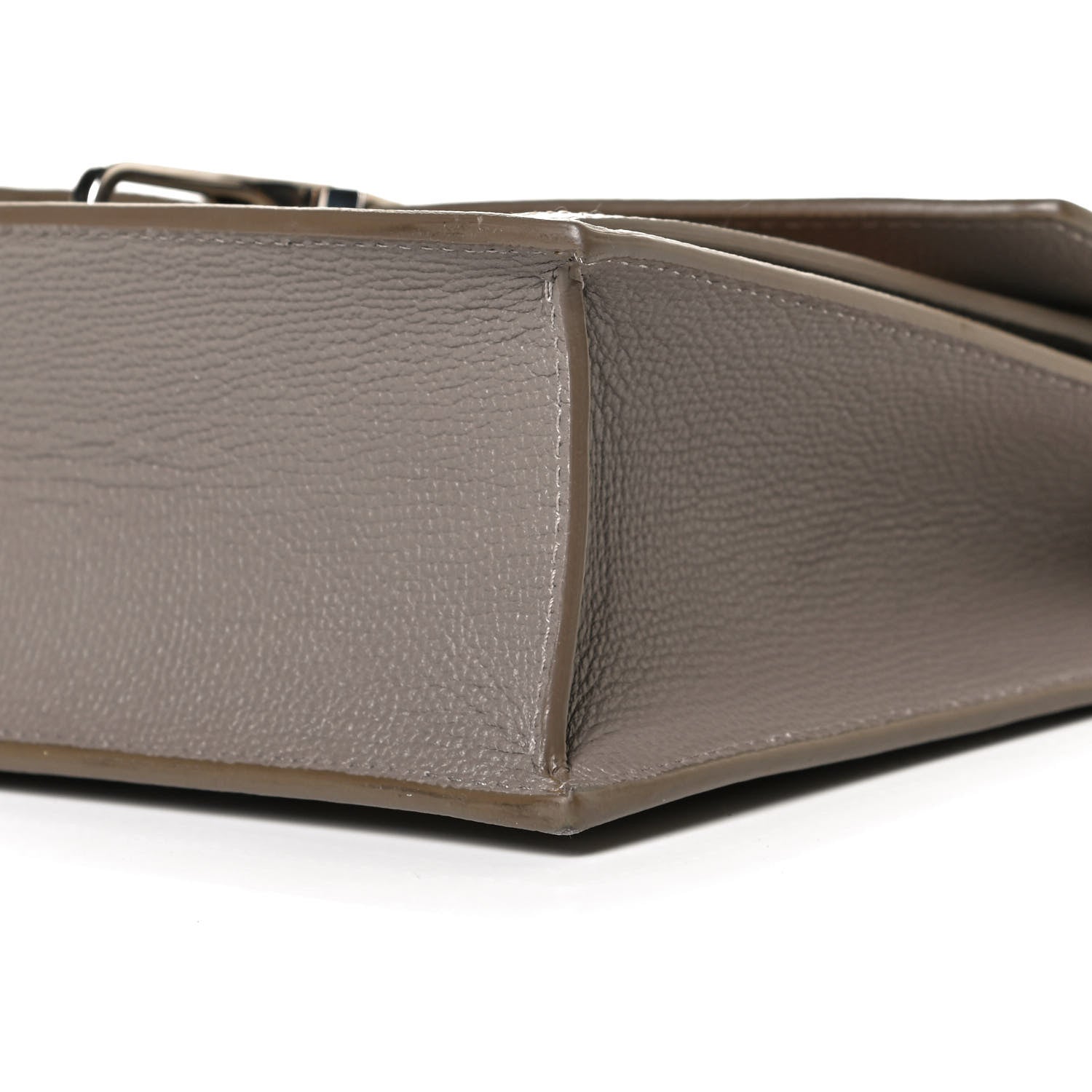 Burberry Grainy Calfskin Vintage Check Small Macken Crossbody Bag Taupe Brown 11 of 13