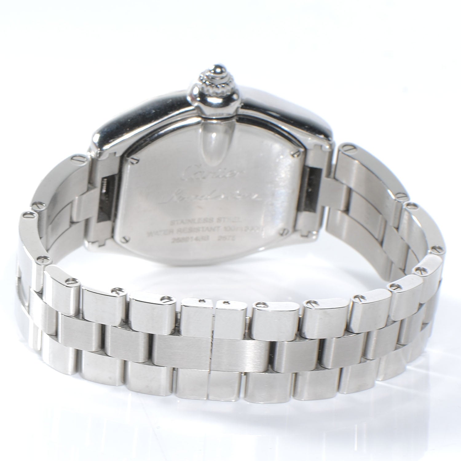 Cartier Stainless Steel 31mm Roadster Quartz Watch Pink 4 of 6