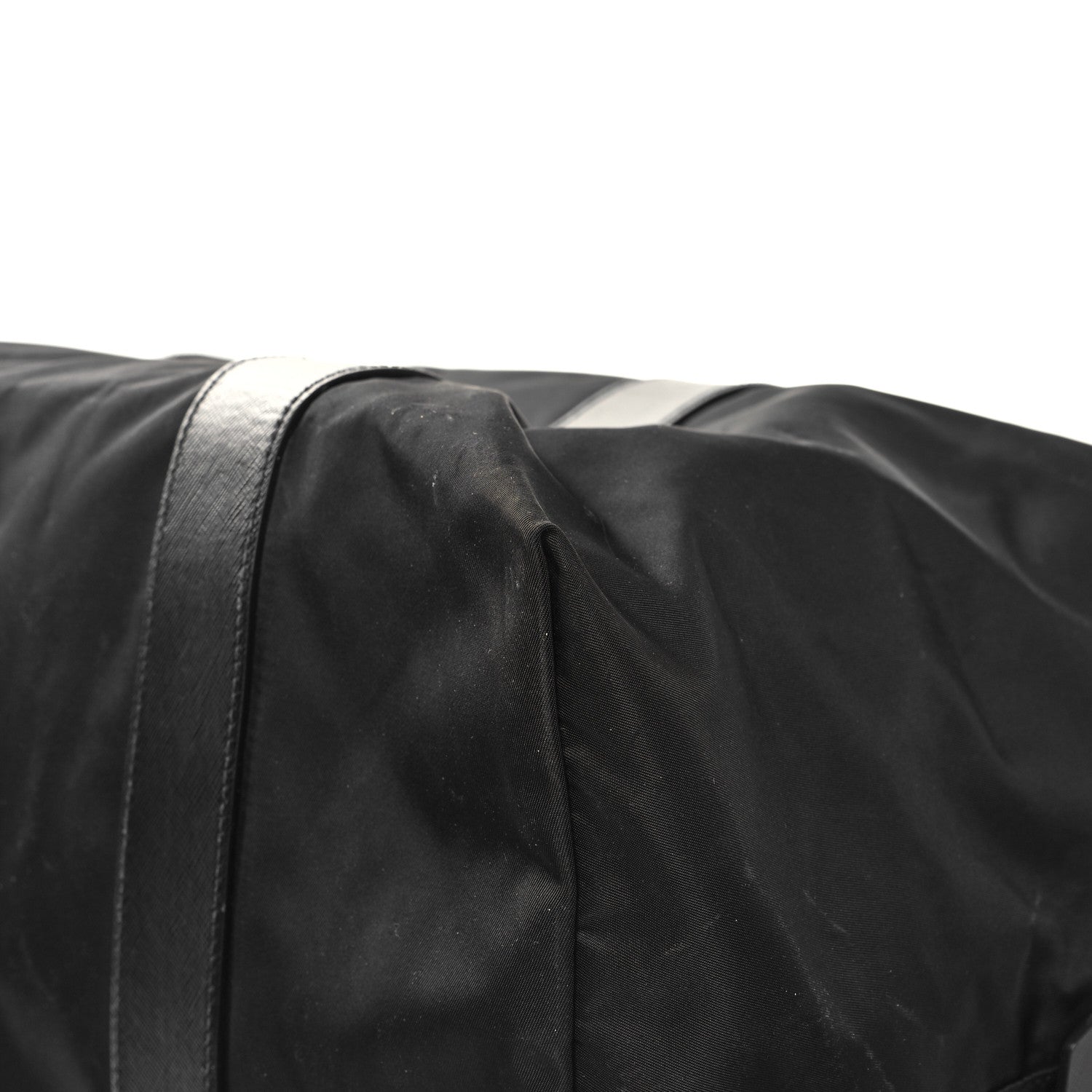 Prada Tessuto Nylon Saffiano Carry On Travel Bag Black 10 of 12