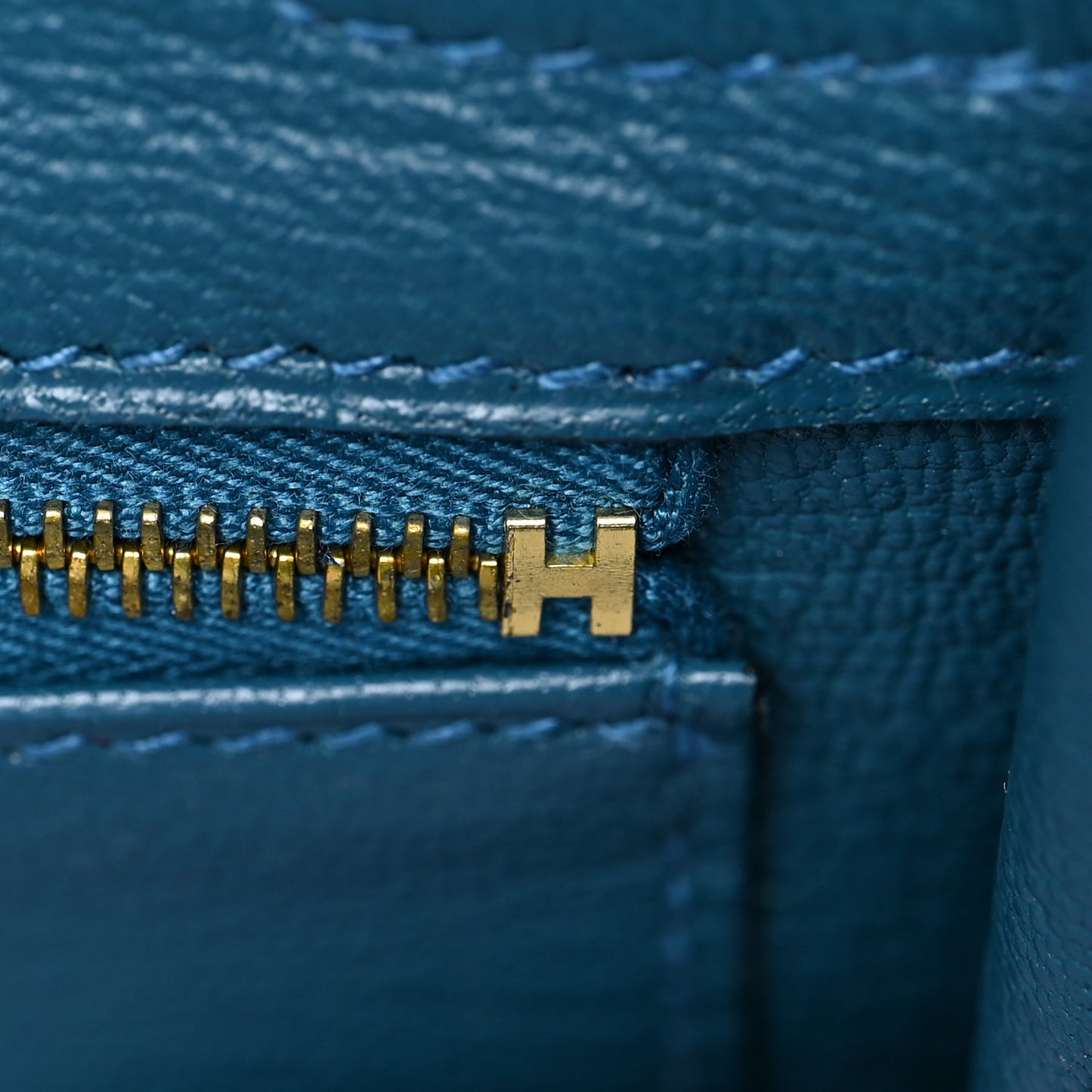 Ostrich Birkin 30 Cobalt