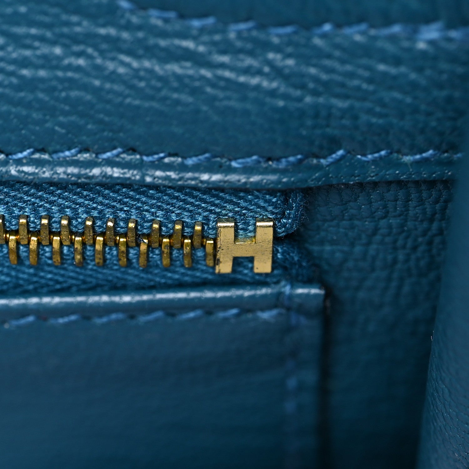 Hermes Ostrich Birkin 30 Cobalt 24 of 45