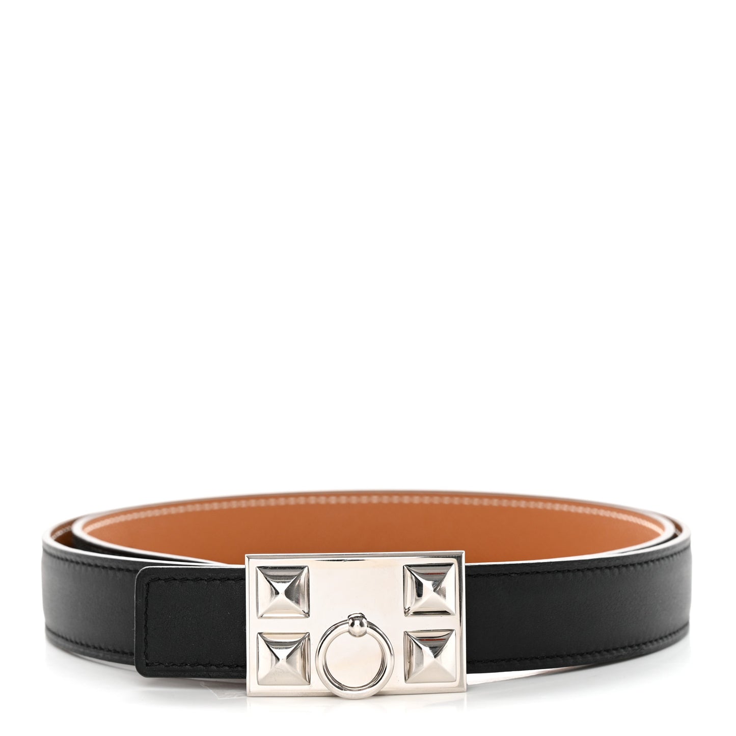 Epsom Swift 24mm Collier De Chien CDC Belt 90/36 Black Gold