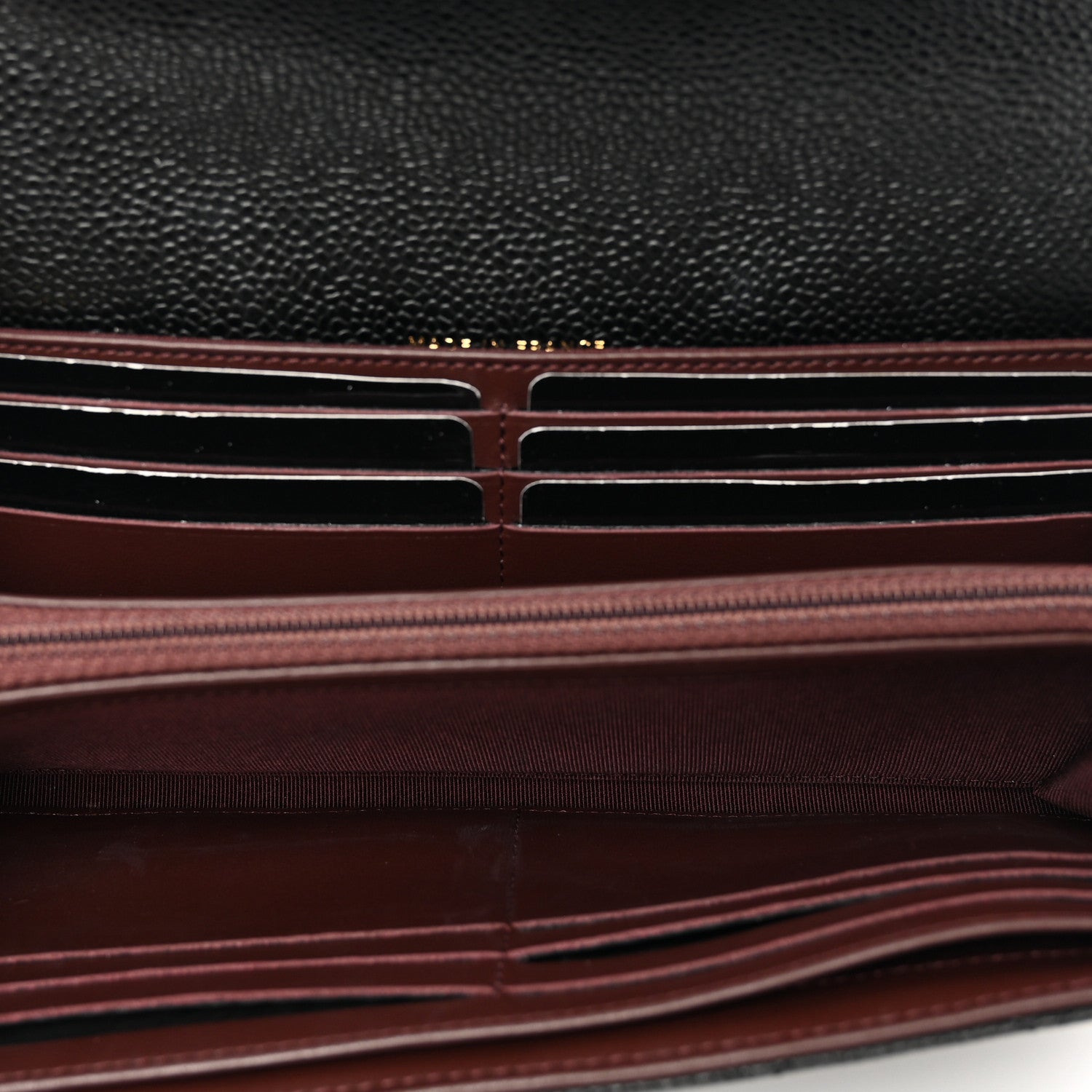 Chanel Caviar Quilted Large Gusset Flap Wallet Black 5 of 9
