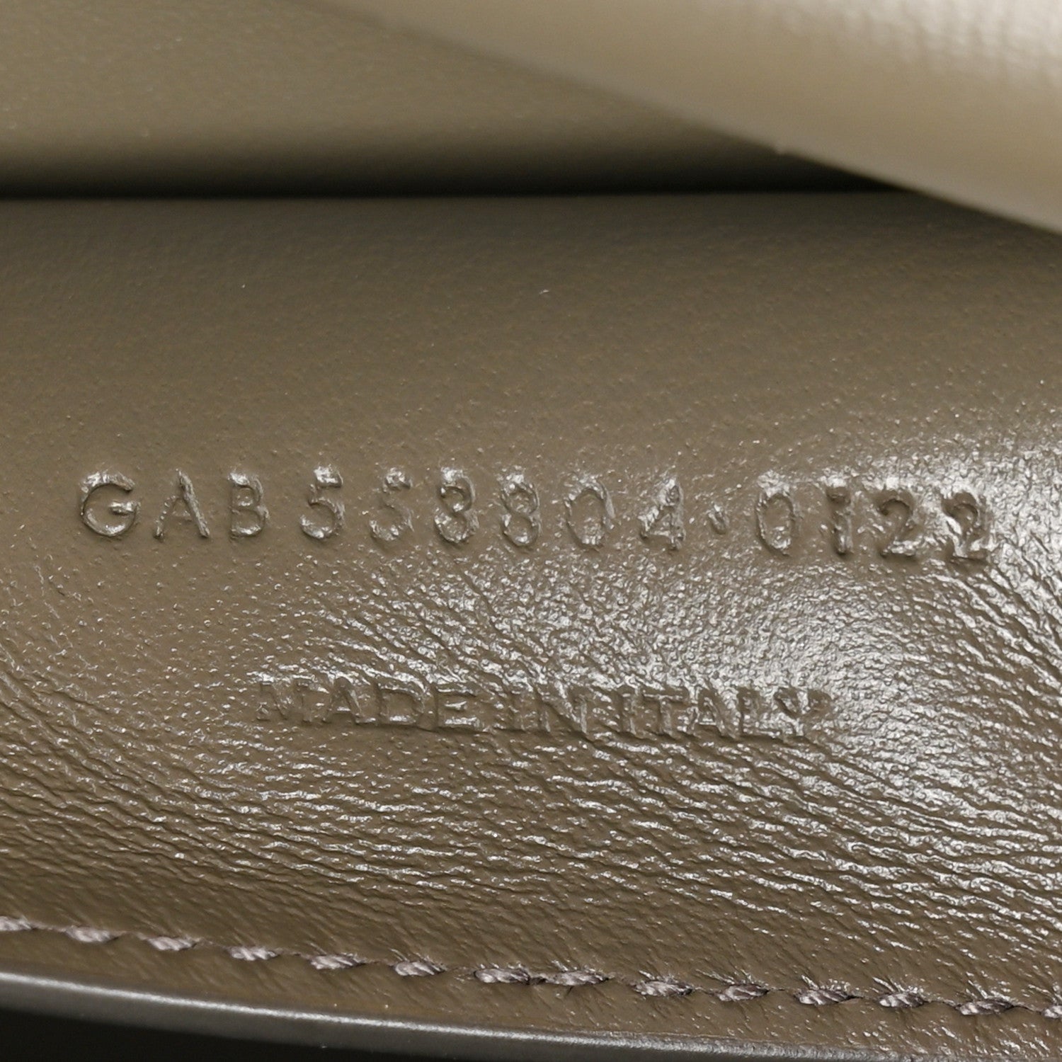 Saint Laurent Smooth Calfskin Suede Medium Reversible Monogram Kate Satchel Taupe 7 of 12