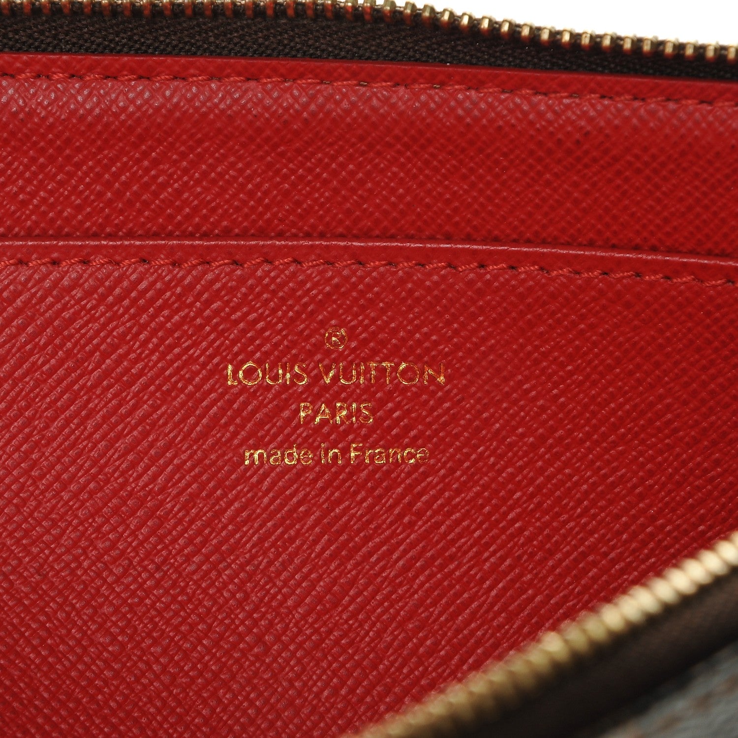 Louis Vuitton Damier Ebene Complice Trunks and Bags Wallet Red 6 of 8