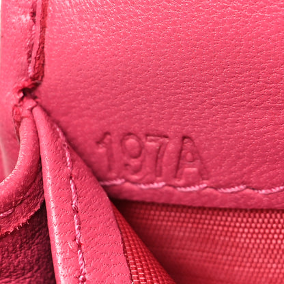 Miu Miu Nappa Impunture Flap Card Holder Key Ring Magenta 7 of 11