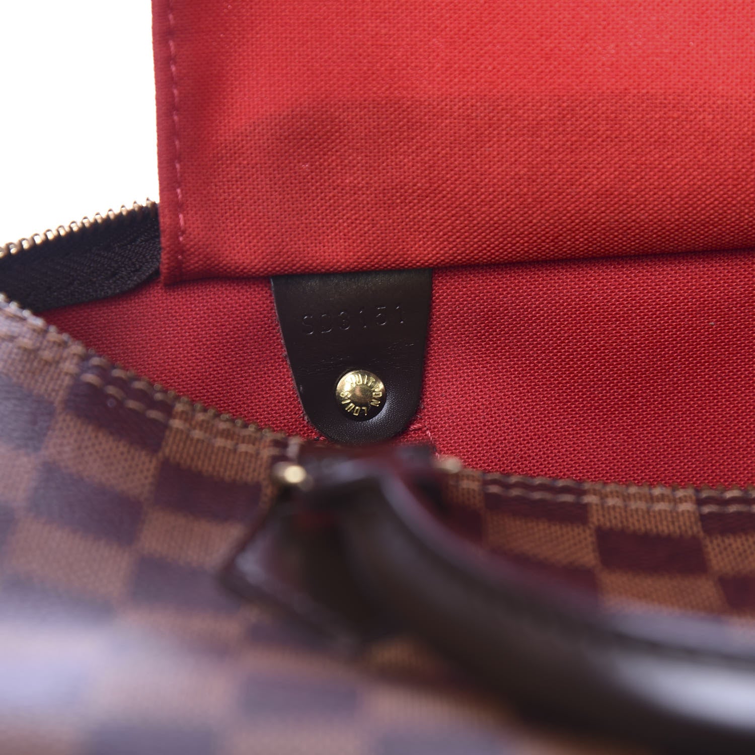 Louis Vuitton Damier Ebene Speedy 30 6 of 12