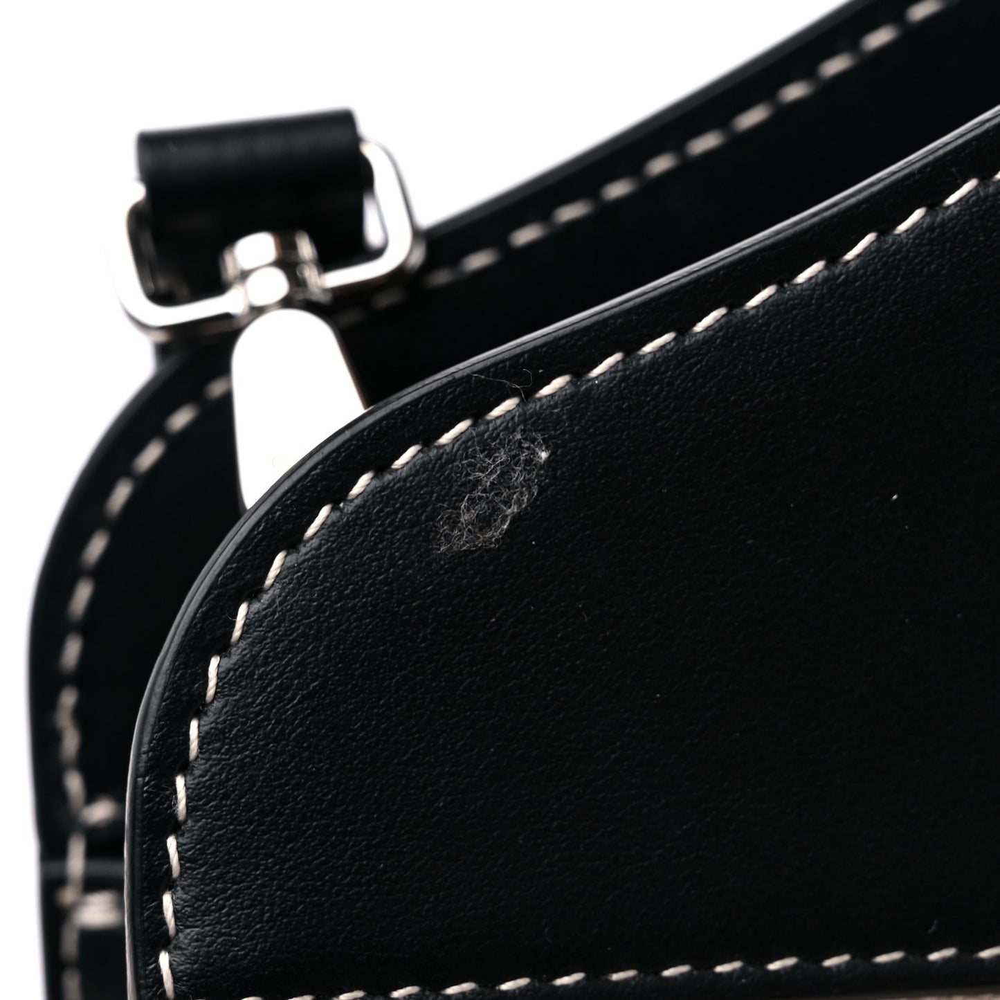 Smooth Calfskin Archive Canvas Check Mini Pocket Bag Butter Beige Black