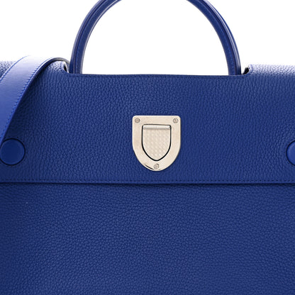 Christian Dior Bullcalf Medium Diorever Flap Yves Klein Blue 8 of 9