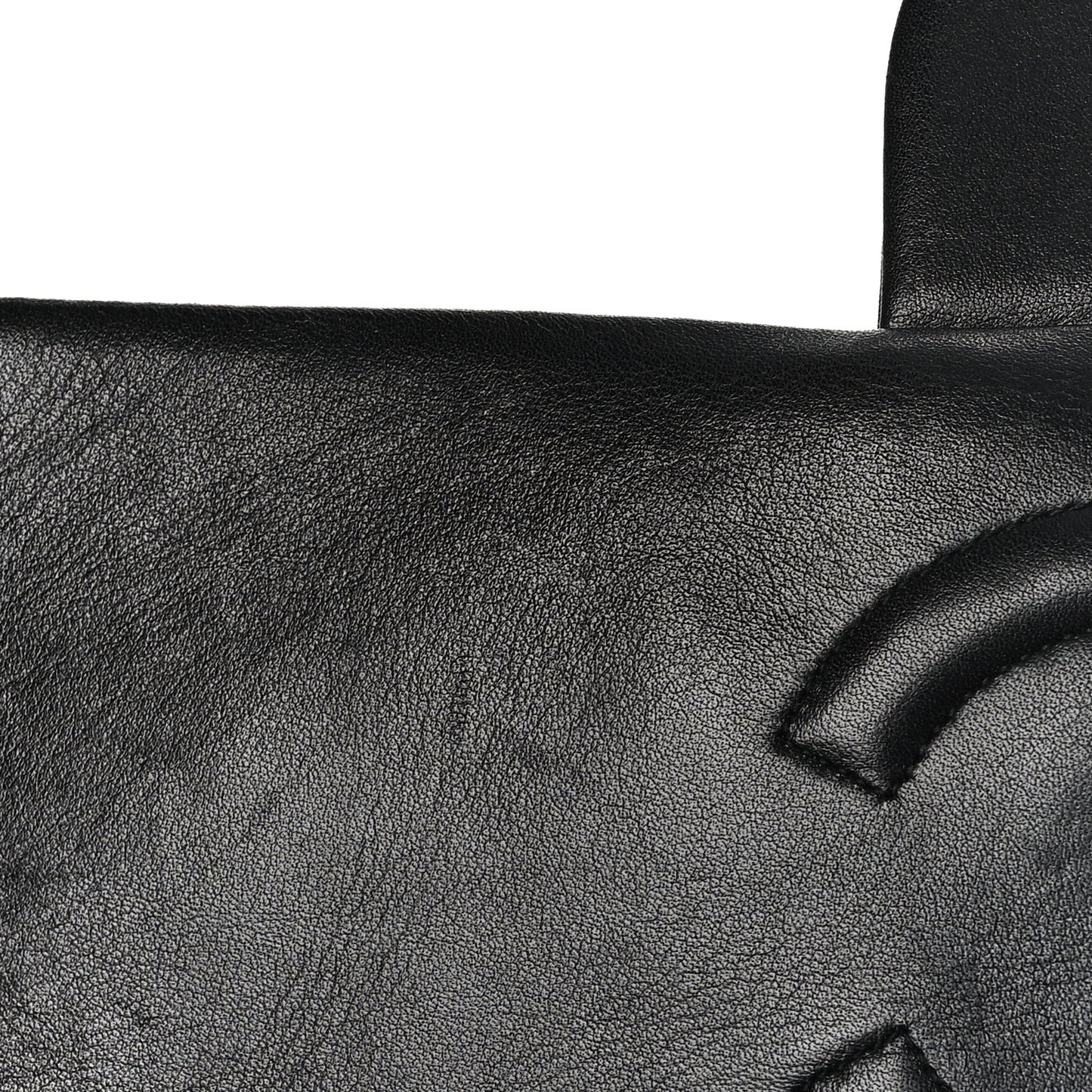 Lambskin Quilted XL Jumbo Single Flap Black
