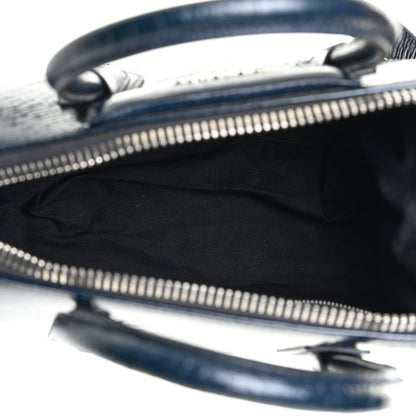 Givenchy Crinkled Patent Deerskin Small Antigona Deep Blue 4 of 19