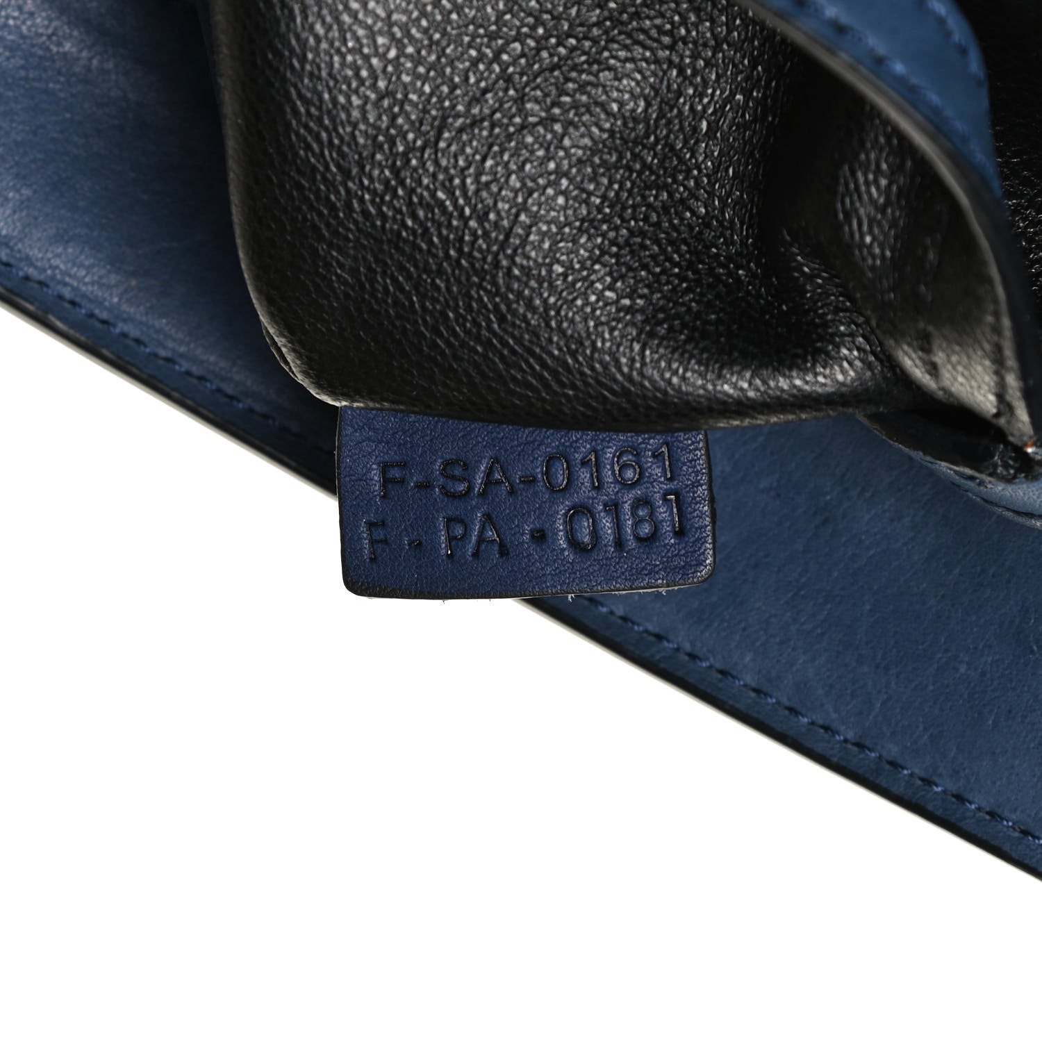 Celine Smooth Calfskin Suede Medium Bi-Color Trapeze Blue 11 of 12