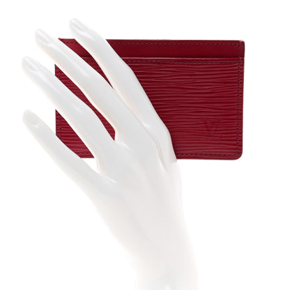 Louis Vuitton Epi Card Holder Fuchsia 2 of 7
