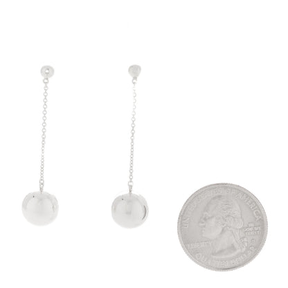 Tiffany Sterling Silver 10mm HardWear Ball Drop Earrings 2 of 4