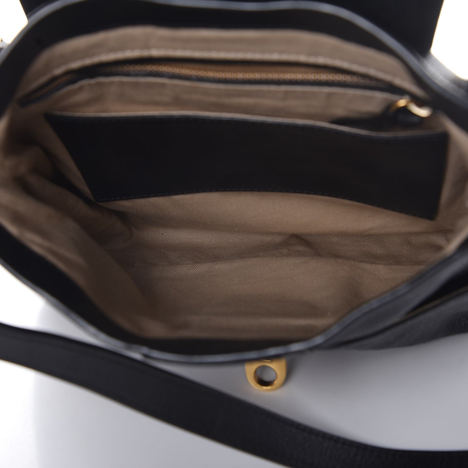 Chloe Grained Lambskin Calfskin Medium Lexa Shoulder Bag Black 6 of 10