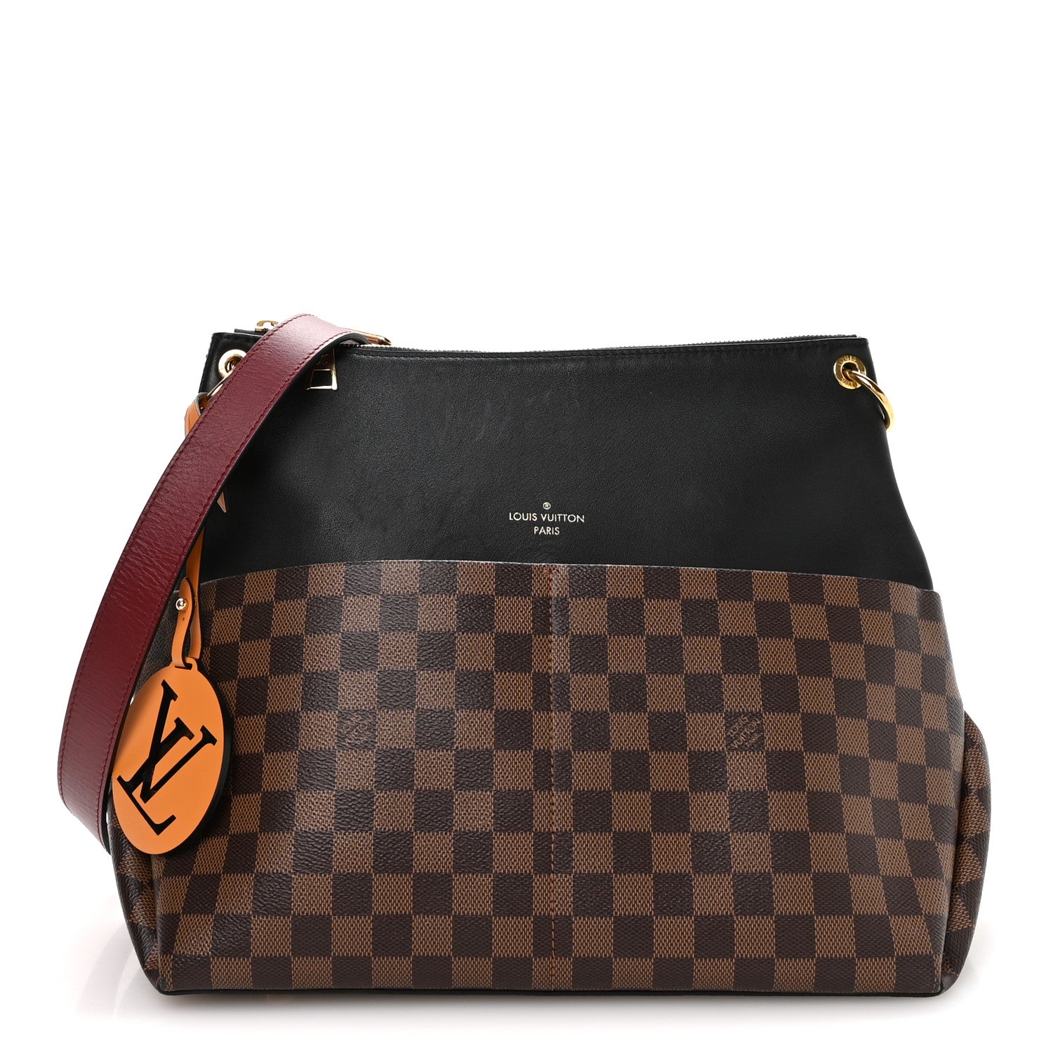 Louis Vuitton Damier Ebene Calfskin Maida Black 1835492 – FASHIONPHILE
