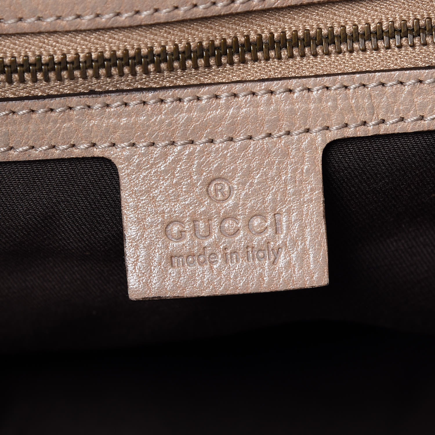 Gucci Monogram Large Jockey Hobo Beige 7 of 13