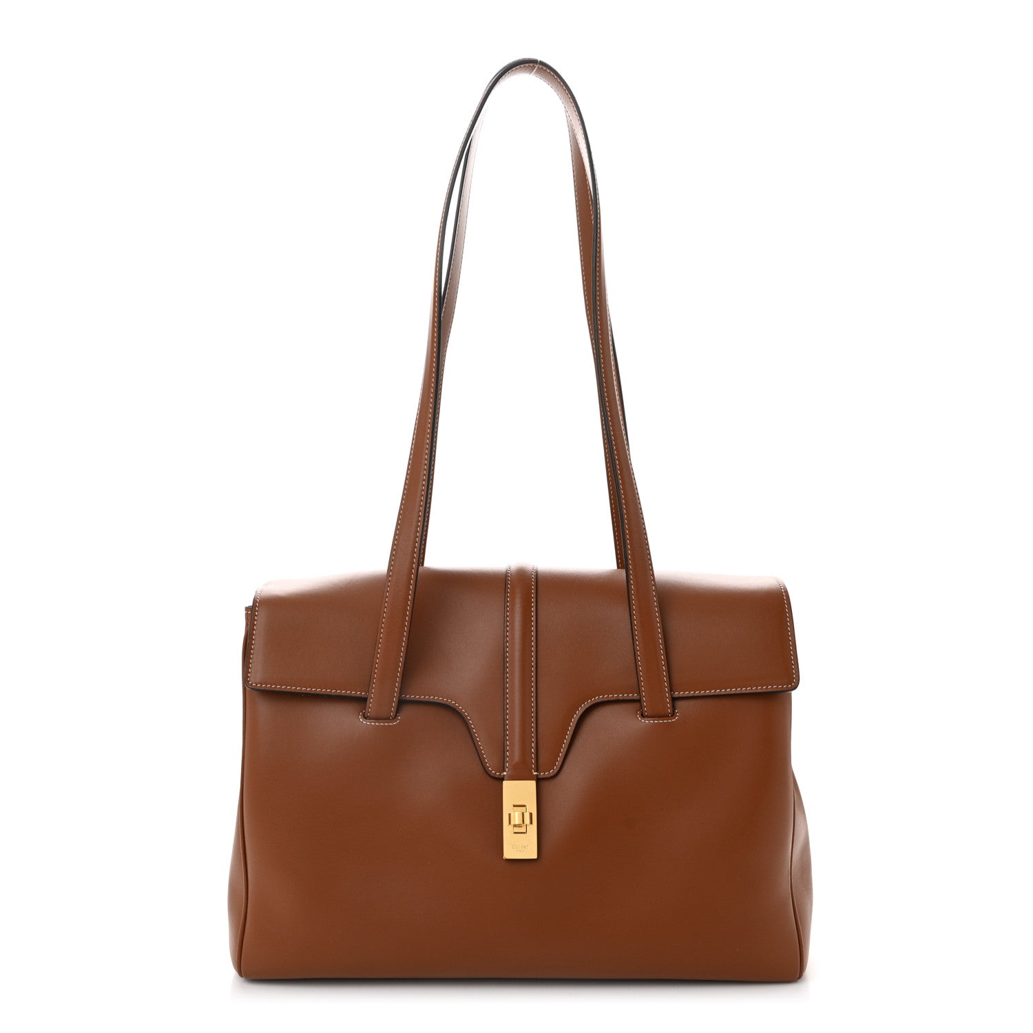 Celine Calfskin Medium Soft 16 Bag Tan 1 of 10