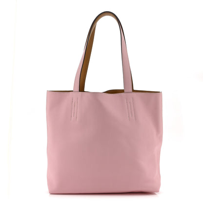Hermes Veau Sikkim Swift Double Sens 28 Reversible Tote Rose Sakura Curry 3 of 17