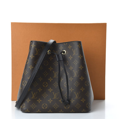 Louis Vuitton Monogram Neonoe MM Black 10 of 10