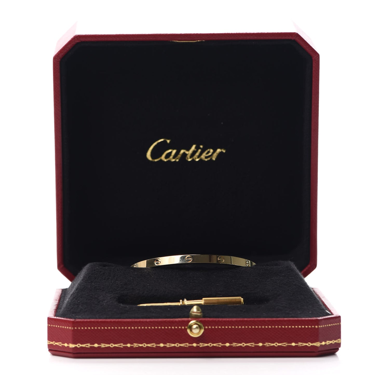 18K Yellow Gold Small LOVE Bracelet 16