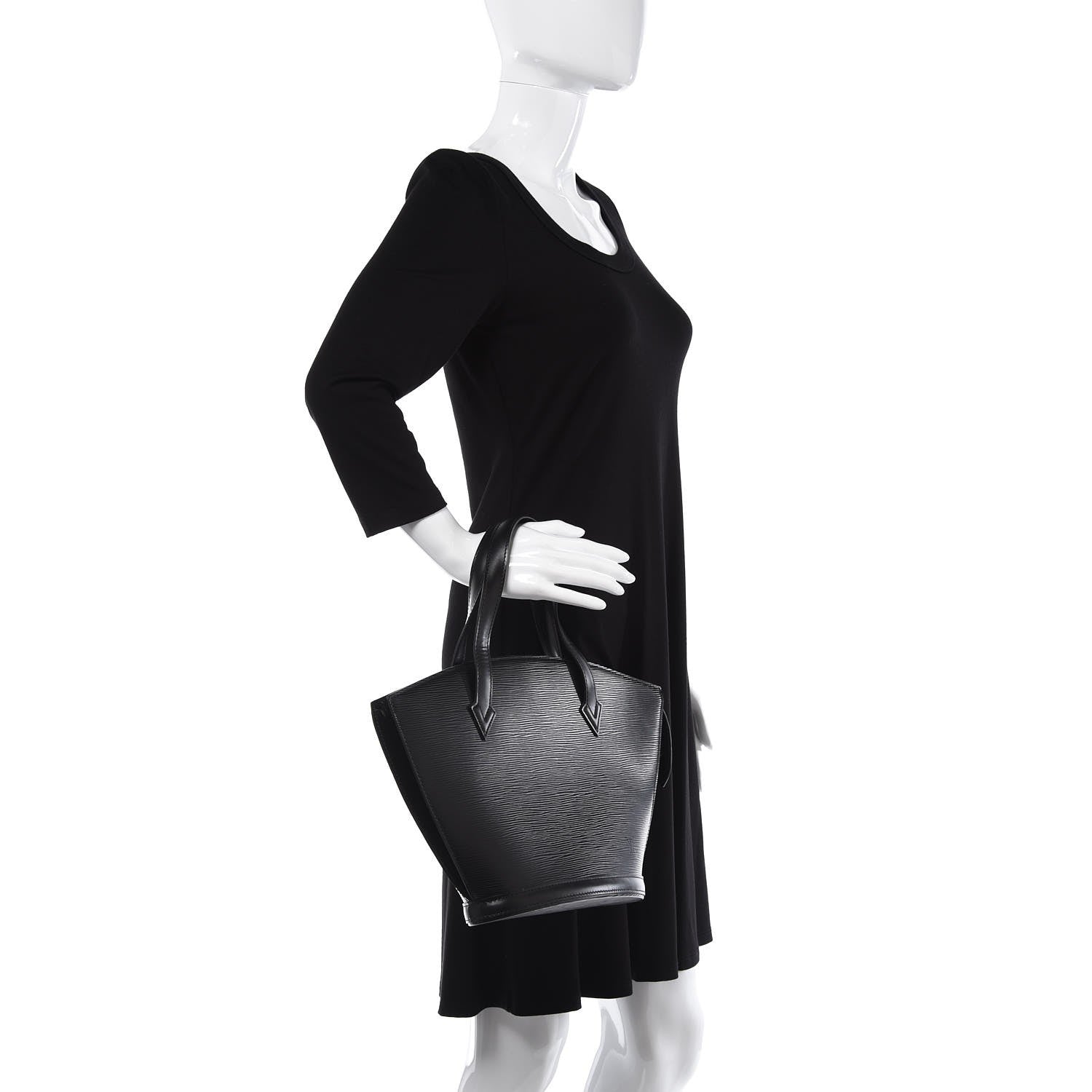 Louis Vuitton Epi Saint Jacques PM Black 2 of 8