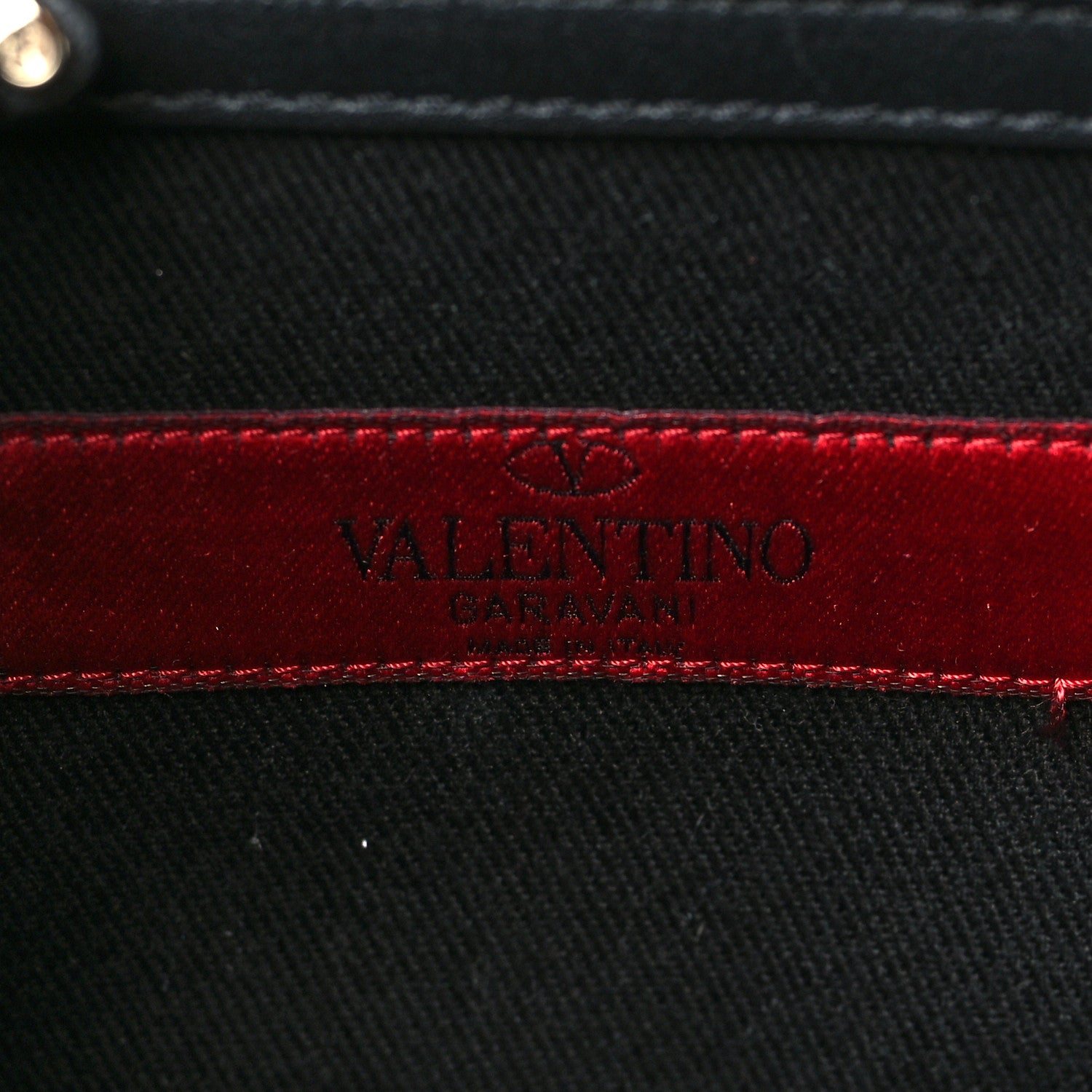 Valentino Garavani Vitello Medium Rockstud Flap Saddle Bag Black 6 of 9