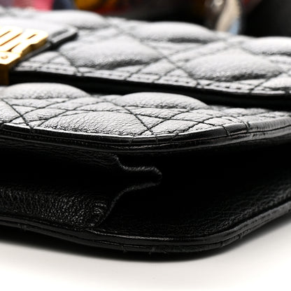 Christian Dior Lambskin Cannage Large Dioraddict Flap J’Adior Strap Black 9 of 12