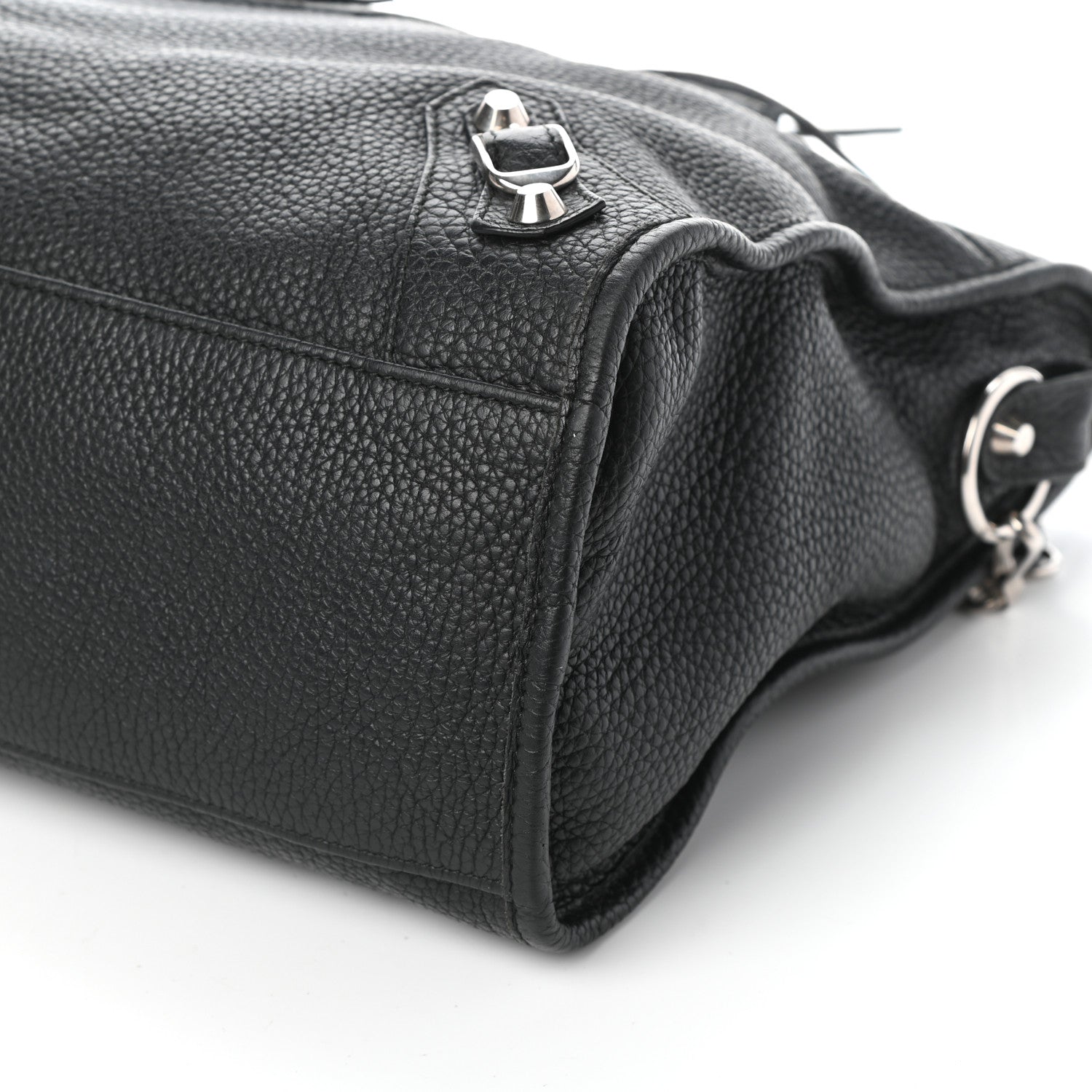 Balenciaga Vibrato Calfskin Classic Silver Hardware City Black 8 of 8