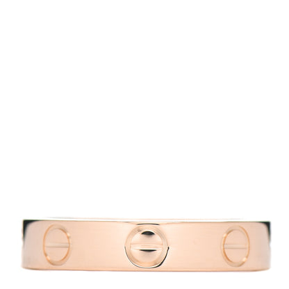 Cartier 18K Pink Gold 3.5mm LOVE Wedding Band Ring 49 4.75 1 of 4